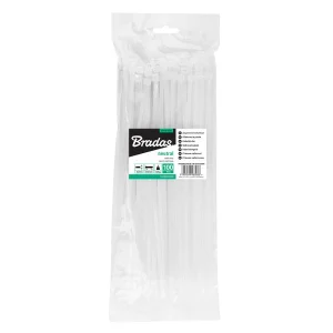 Хомути пластикові BRADAS NEUTRAL 4,8х200мм 100шт (TS1048200N)