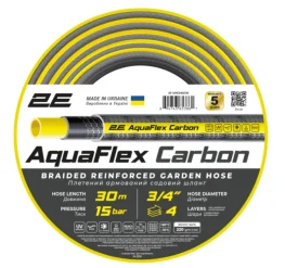 Шланг садовый 2Е AquaFlex Carbon 3/4“ 30м (2E-GHE34GE30)