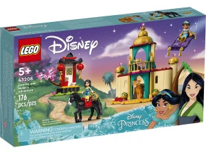Фото конструктор lego disney приключения жасмин и мулан 176 деталей (43208)