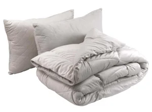 Фото одеяло руно soft pearl 200x220см и 2 подушки 50x70см (925.55_soft pearl)