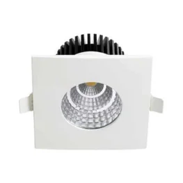 Фото светильник встраиваемый horoz electric jessica ip65 6w 4200k 410lm 90мм белый квадратный (016-030-0006-010)