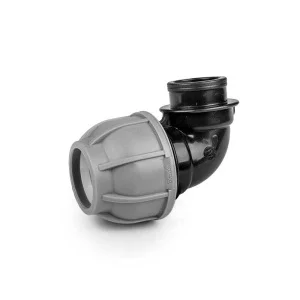 Коліно для труб BRADAS PE PN10 50мм 6/4" (DSRA10K50F64)