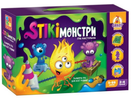 Фото настольная игра vladi toys стикимонстры (vt 8055-35)