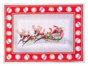 Новорічна серветка під тарілку Lefard Home Textile 35x45см (716-006)