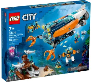 Фото конструктор lego city глубоководная исследовательская подлодка 842 детали (60379)