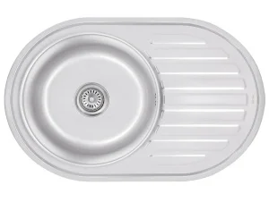 Кухонна мийка Brinex Satin 7750 0,8мм (BRIN7750SAT08)