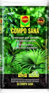 Торфосуміш для зелених рослин і пальм Compo 10л (1431)