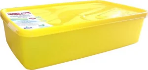Бокс для морозильної камери Irak Plastik Alaska жовтий 26,5x15x7см 2,1л (5943)