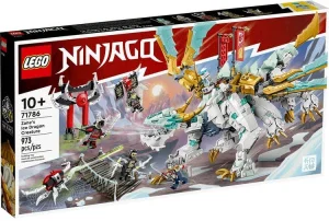 Фото конструктор lego ninjago существо ледяной дракон зейна 973 детали (71786)