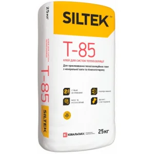 Клей для теплоізоляції Siltek T-85 25кг