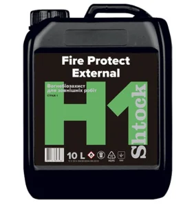 Вогнебіозахист для зовнішніх робіт Shtock Fire Protect External H1 10л (98862650)