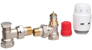 Комплект термостатичний Danfoss RAS-C2 + RA-N + RLV-S 1/2" RA кутовий (013G2219)