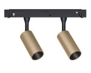 Прожектор KLOODI KDMG-SPOT30 2x3W 3K GD 40° CREE1304 240LM Золотой с черной вставкой