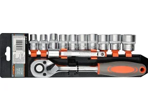 Набір головок торцевих STHOR 1/2" М10-24мм (58633)