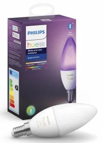 Фото лампа philips hue smart e14 rgb (929002294209)