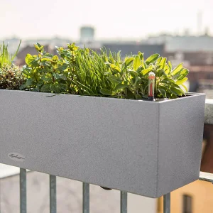 Вазон Lechuza Balconera Stone 80 пісочно-бежевий 79x19x19см 12л (15661)