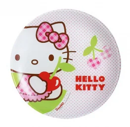 Фото тарелка luminarc hello kitty cherries 200 мм десертная