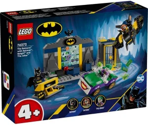 Фото конструктор lego super heroes пещера бэтмена с бэтменом, бетгерл и джокером 184 детали (76272)