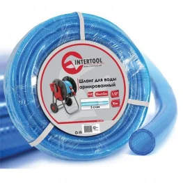 Шланг поливочный Intertool 10м 1/2" (GE-4051)