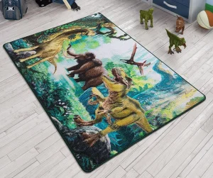 Килимок у дитячу кімнату Confetti Dinosaur Yesil 100x150см (CF_110083649)