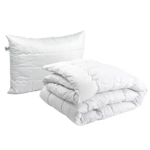 Фото комплект руно warm silver одеяло 140х205см и подушка 50х70см (924.52_warm silver)