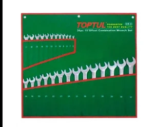 Набір ключів комбінованих Toptul 6-32мм 26шт (GAAA2604)
