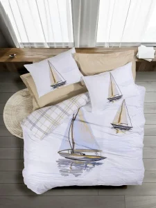 Комплект постільної білизни Cotton Box Maritime Wind Bej 200x220см (CB_010077818)