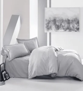 Комплект постільної білизни Cotton Box Elegant Gri 200x220см (CB_010077517)