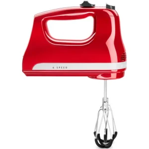 Міксер ручний KitchenAid 5KHM6118EER 6 швидкостей червоний