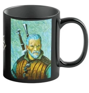 Фото чашка геймерская goodloot game art chronicles the witcher geralt van gogh (5908305247661)