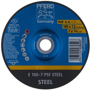 Круг зачисний Pferd PSF Steel 180x7,2x22мм (4007220470527)