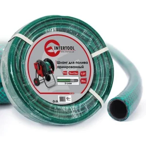 Шланг поливочный Intertool 50м 1/2" (GE-4026)