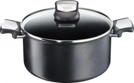 Фото кастрюля tefal c6204672 expertise 5 л алюминий с крышкой