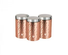 Фото набор емкостей для сыпучих berlinger haus rose gold 110x178см 3 предмета (6715-bh)