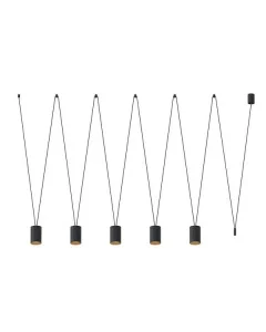 Фото светильник подвесной nowodvorski more tone v black/gold (7817)