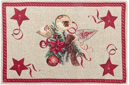 Фото новогодняя салфетка lefard home textile santa claus 35x50см (732-187)