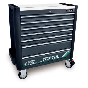 Візок з інструментом Toptul Bumper Series 7 секций 413 предметів (GE-41330)