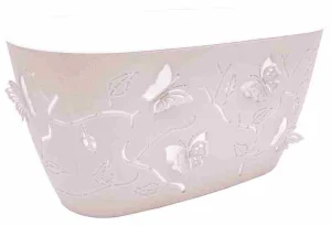 Горщик для квітів Alyaplastik Butterfly Balcony 3D рожевий 4,1л (10313)
