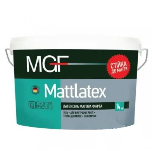 Фарба інтер'єрна акрилова MGF M100 Mattlatex матовий 14кг