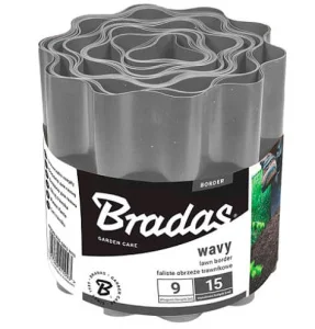 Бордюр хвилястий BRADAS 10х900см сіра (OBFGY 0910)
