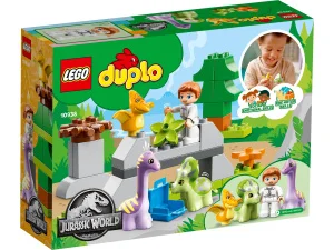 Фото конструктор lego duplo jurassic world ясли для динозавров 27 деталей (10938)