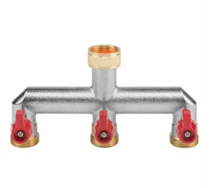 Розподільник BRADAS з трьома кранами 3/4 "(BR-3134)