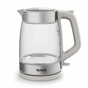 Фото электрочайник tefal glass kettle ki605b30