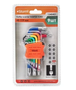 Набір ключів Sturm Tamper Torx 45-119мм 9шт (1340401)