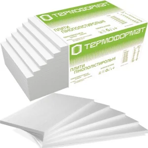 Пінопласт Термоформат EPS S 1000x500x50мм 8кг/м3