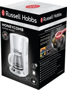 Фото кофеварка russell hobbs 27010-56 honeycomb white