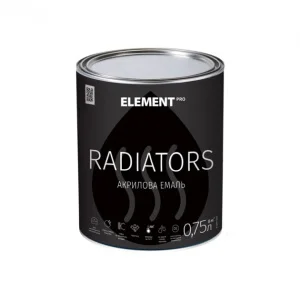 Эмаль акриловая для радиаторов ELEMENT PRO RADIATORS 0,75 л