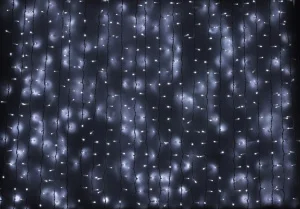 Гірлянда зовнішня Delux Curtain 456LED IP44 EN білий 2x1.5м (90009046)