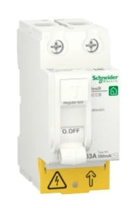 Пристрій захисного відключення Schneider R9R54263 2-п RESI9 63A АС 300mA (R9R54263)