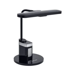 Лампа настільна Delux TF-540 8Вт Led з Bluetooth колонкою чорна (90018134)
